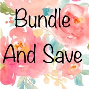 Bundle items and receive 15% off 💕🛍💕